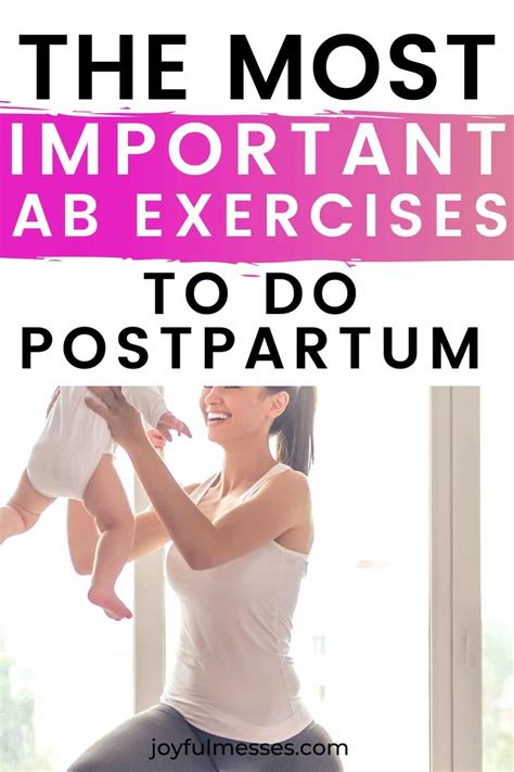 The Most Important Abdominal Exercises You Can Do Postpartum | Joyful ...