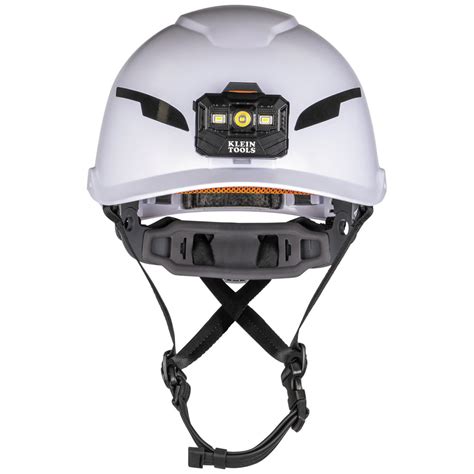 Safety Helmet Type 2 Non Vented Class E With Rechargeable Headlamp