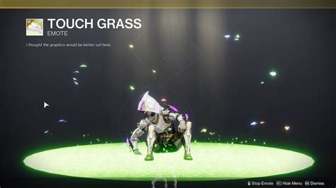 How To Get The Touch Grass Emote In Destiny 2