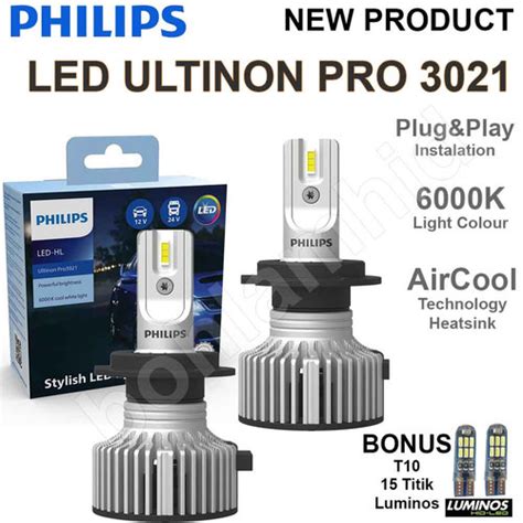 Jual Led Mobil PHILIPS ULTINON ESSENTIAL G2 H4 H11 HIR2 H1 HB3 HB4