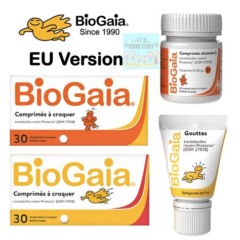 BioGaia Protectis Probiotic Baby Drops Chewable Tablets Vitamin D