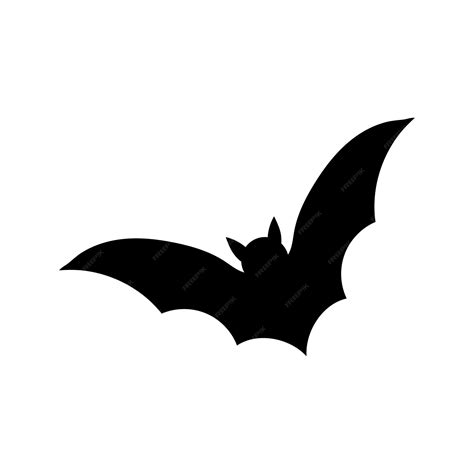 Premium Vector Bat Silhouette Isolated On White Background