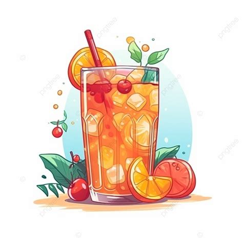 Bebidas Refrescantes De Ch De Frutas No Ver O Png O Ver O