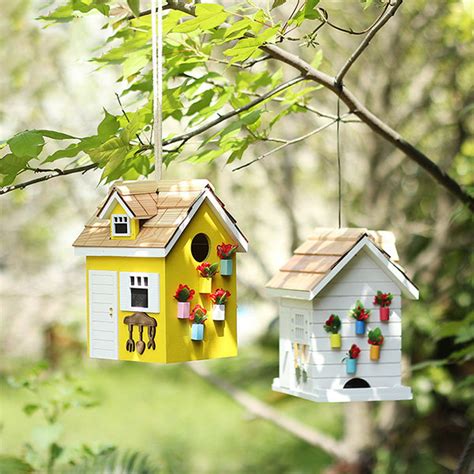 Adorable Yellow Birdhouse - ApolloBox