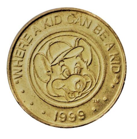 Chuck E Cheese Tokens 1980 To 2OO8 Retro Coin Chuckecheese Token