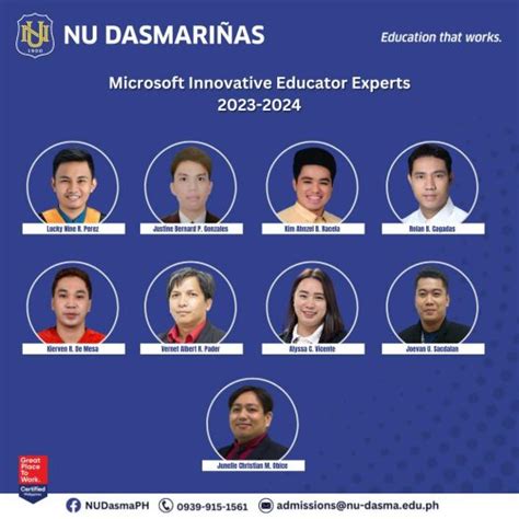 Congratulations To Our Microsoft Innovative Educator Experts At Nu