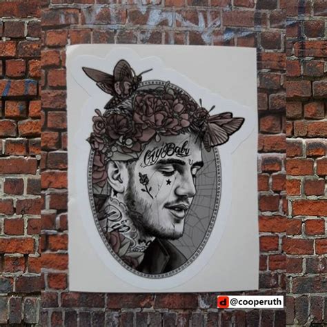 Lil Peep Vinyl Sticker Etsy