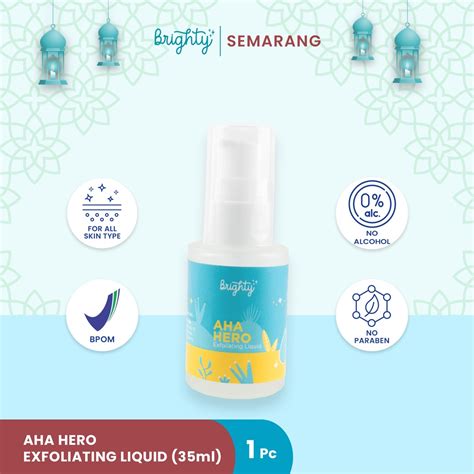 Jual Brighty Aha Hero Exfoliating Liquid Serum Pencerah Ketiak Back