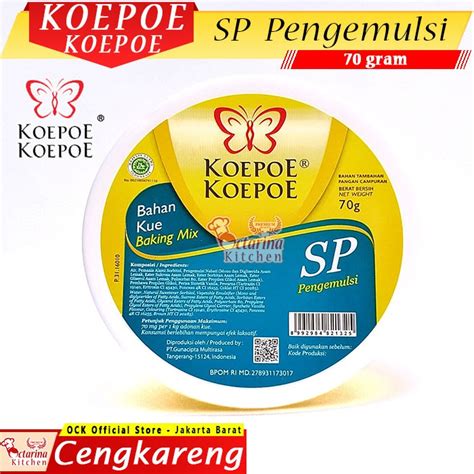 Jual Koepoe Koepoe Sp Pengemulsi Gr Cake Emulsifier Kupu Kupu Gr