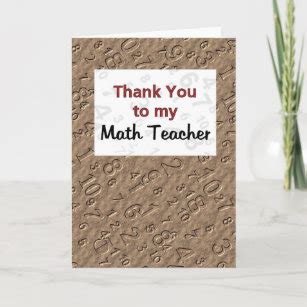 Math Thank You Cards | Zazzle