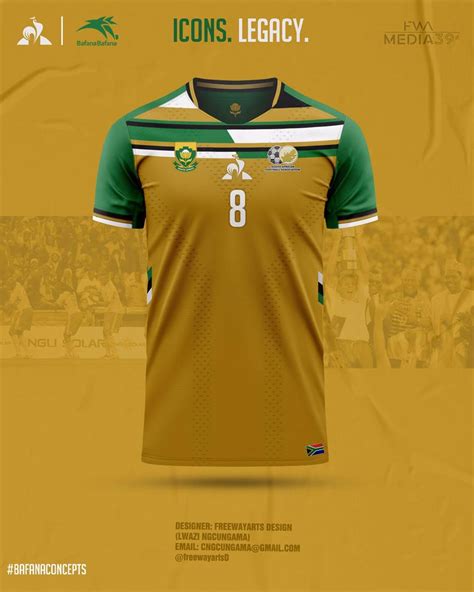 Sleek Bafana Bafana Home & Away Concept Jerseys Showcased | Soccer Laduma