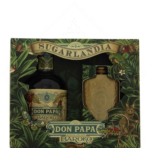 Don Papa Baroko En Coffret Flask Sugarlandia Rhum Attitude