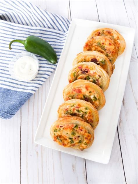 Jalapeno Popper Baked Pinwheels Elle Talk