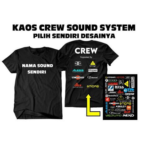 Gambar Desain Baju Sound System Materi Belajar Online