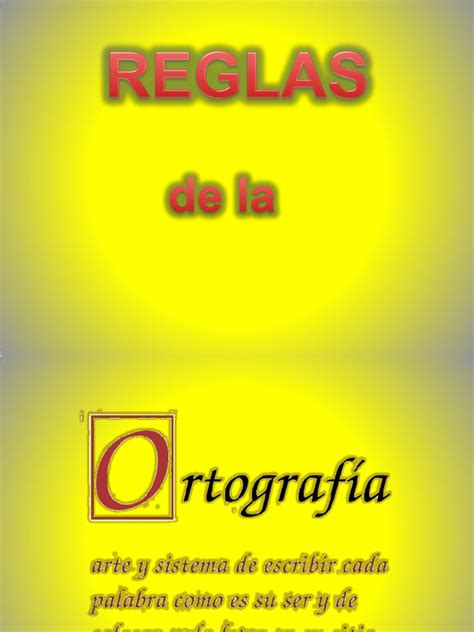 PDF Reglas De La Ortografia DOKUMEN TIPS