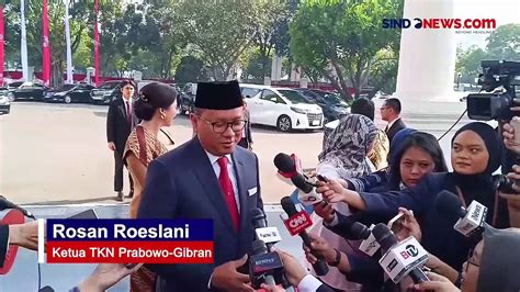 Tiba Di Istana Rosan Roeslani Siap Dilantik Jadi Menteri Investasi