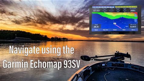 Navigating Using The Garmin Echomap 93sv Uhd Youtube