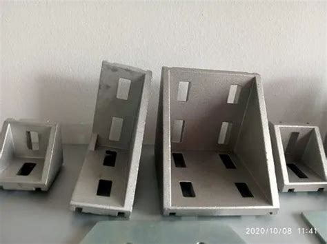 Mild Steel Anodized Aluminium Profile Angle Bracket For Industrial At