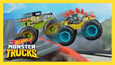 MONSTER TRUCKS VOLCANIC CLIFF TOURNAMENT Monster Trucks HotWheels