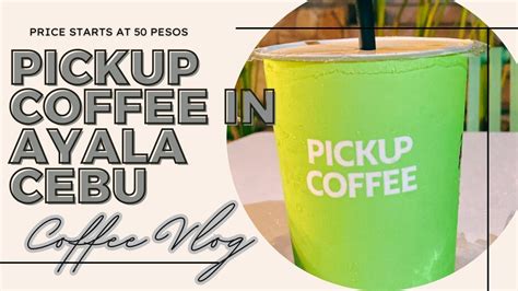 Pick Up Coffee In Ayala Cebu City Mini Vlog Ice Americano Youtube