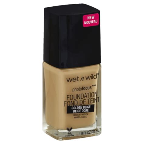 Wet N Wild Photofocus Foundation Golden Beige Fl Oz Qfc