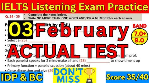 06 April 2024 IELTS Listening Practice Test 2024 With Answers IELTS