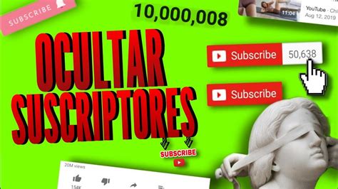 Como Ocultar El N Mero De Suscriptores En Youtube Muy F Cil