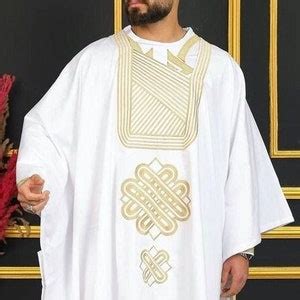 White Agbada African Wedding Attire Traditional Nigerian - Etsy