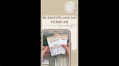 Budgetplanung Februar Einblick Tipps Youtube