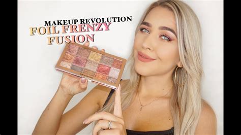 Foil Frenzy Fusion Palette Makeup Revolution Review And Tutorial Youtube