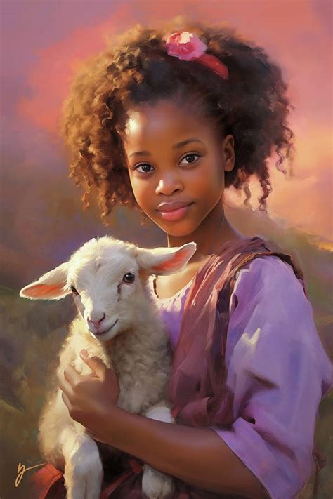 Gentle Is The Lamb Of God Painting By Greg Collins Pixels