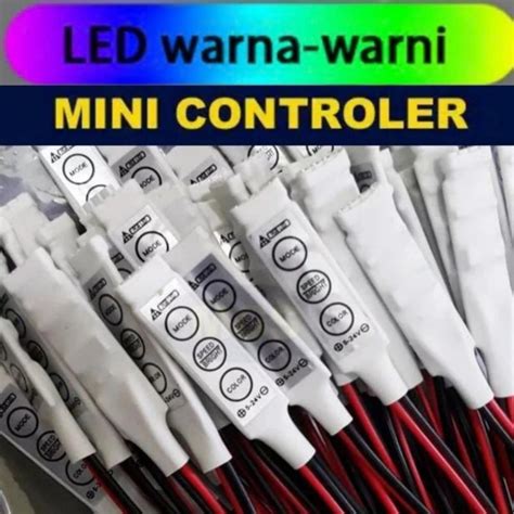 Jual Mini Controller Dimmer Rgb Modul Kedip Strobo Otomatis Led Rgb