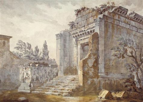 Temple Of Bacchus In The Diocletian Palace In Split By Charles Louis