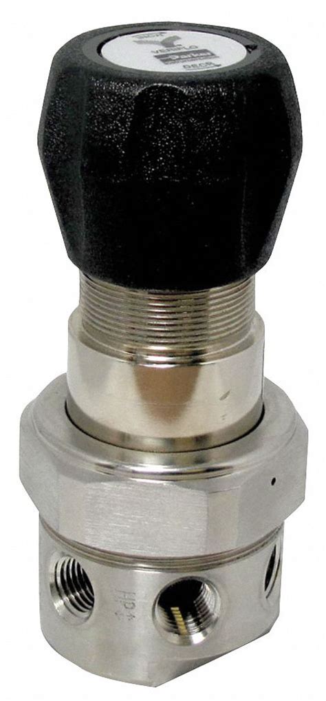 Single Stage Pressure Regulator 316L Stainless Steel 0 To 10 Psi