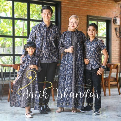 Jual BAJU BATIK COUPLE MODERN SARIMBIT BATIK COUPLE GAMIS BATIK COUPEL