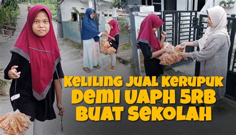 Idap Epilepsi Bocah Ini Jualan Kerupuk Demi Bisa Sekolah Donasi Online