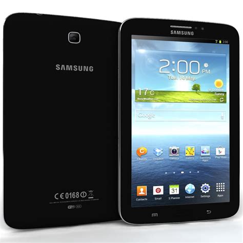 Samsung Galaxy Tab 3 70 P3200 En Blanco Y Negro Modelo 3d 59 Unknown C4d Fbx Max Lwo