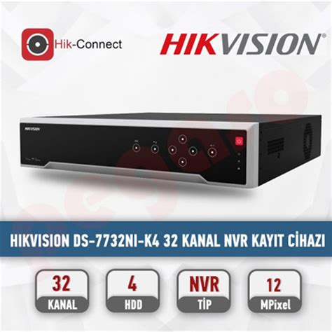 Hikvision Ds Ni K Kanal Nvr Kay T Cihaz