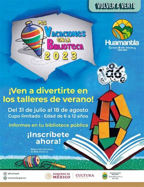 Invita Gobierno De Huamantla A Participar En Curso De Verano Volverte