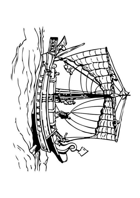 Bilde å fargelegge romersk skip Gratis Bildene For Fargelegging