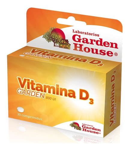 Vitamina D3 Garden House X 30 Comp Fortalece Huesos Farmacia Alberdi