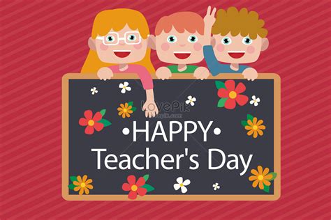 Teachers day background illustration image_picture free download ...