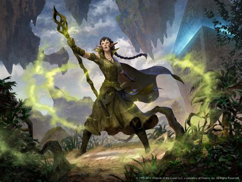 Mtg Art Nissa S Renewal From Battle For Zendikar Set By Lius Lasahido