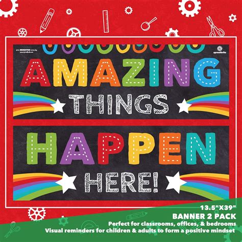 Buy Sproutbrite Classroom Decorations Banner Posters For Teachers Bulletin Board And Wall