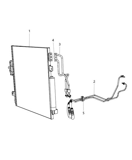 Transmission Oil Cooler Lines 2009 Dodge Nitro