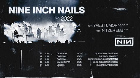 Nine Inch Nails Tour Dates 2024 - Maria Scarlet