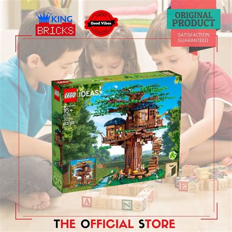 Jual Lego Original Ideas 21318 Tree House Mainan Anak Kreatif Lego