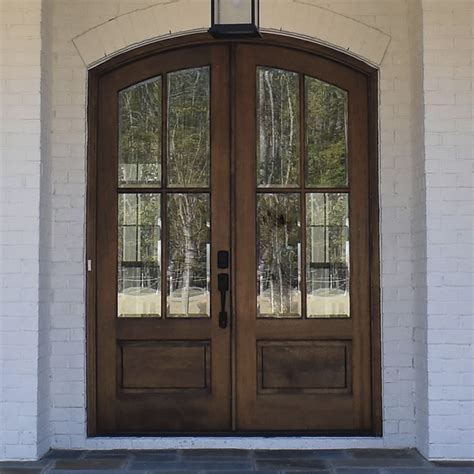 Miranda 4 Lite Arch Top Double Entry Door Double Entry Doors Entry Doors Double Wood Front Doors