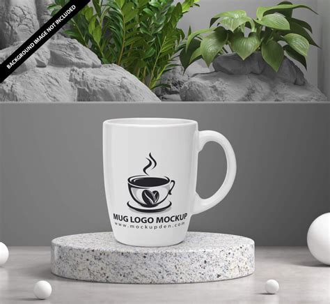 Free Mug Logo Mockup PSD Template - Mockup De