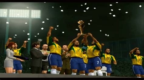 Winning Eleven 7 Ps2 International Cup Trophy Celebration Brazil